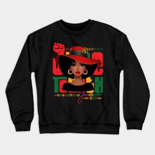 Celebration Juneteenth black lives matter Crewneck Sweatshirt